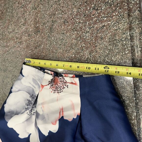 L'Atiste Womens Maxi Low And hight  Floral Skirt Blue Floral  Size M - Picture 7 of 9